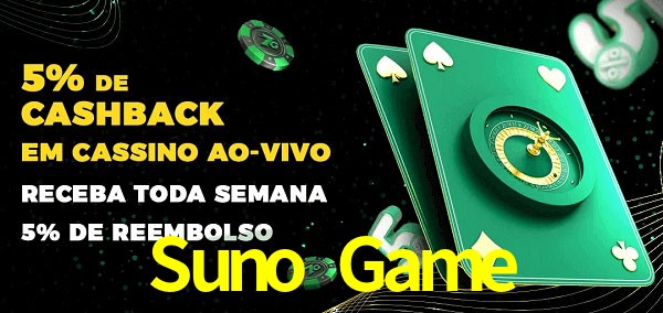 Promoções do cassino ao Vivo Suno Game